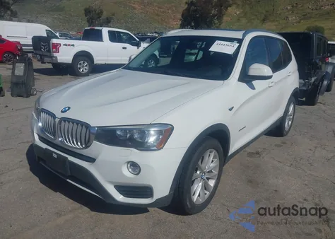 2015 BMW X3 Sdrive28I z USA, uszkodzony, nr VIN 5UXWZ7C55F0M82942